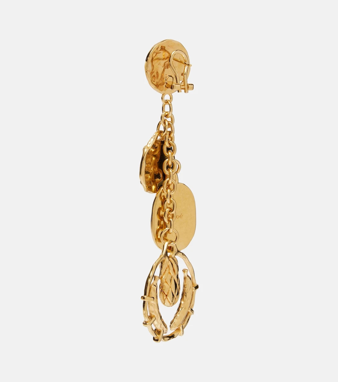 Chloé - Chloé Medals embellished drop earrings