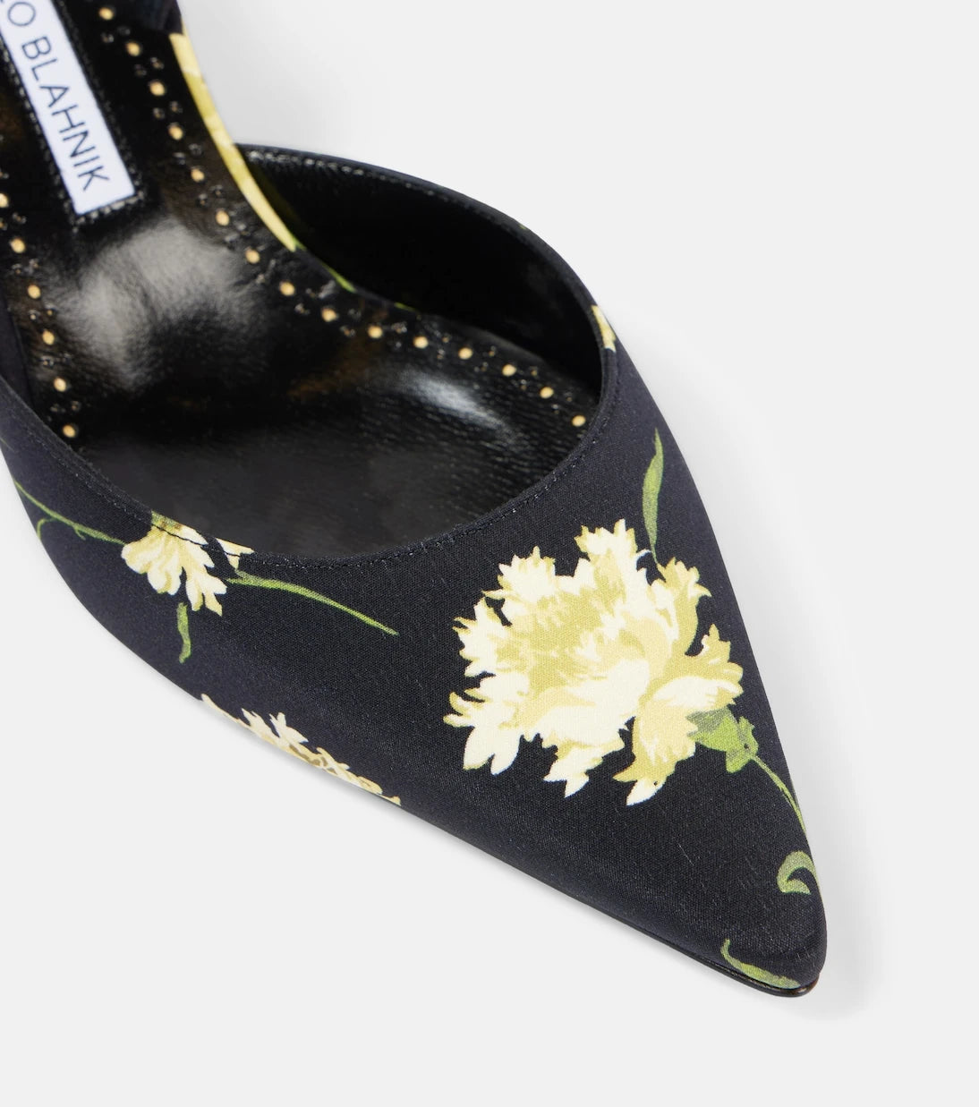 Manolo Blahnik - Carolyne 50 floral slingback pumps