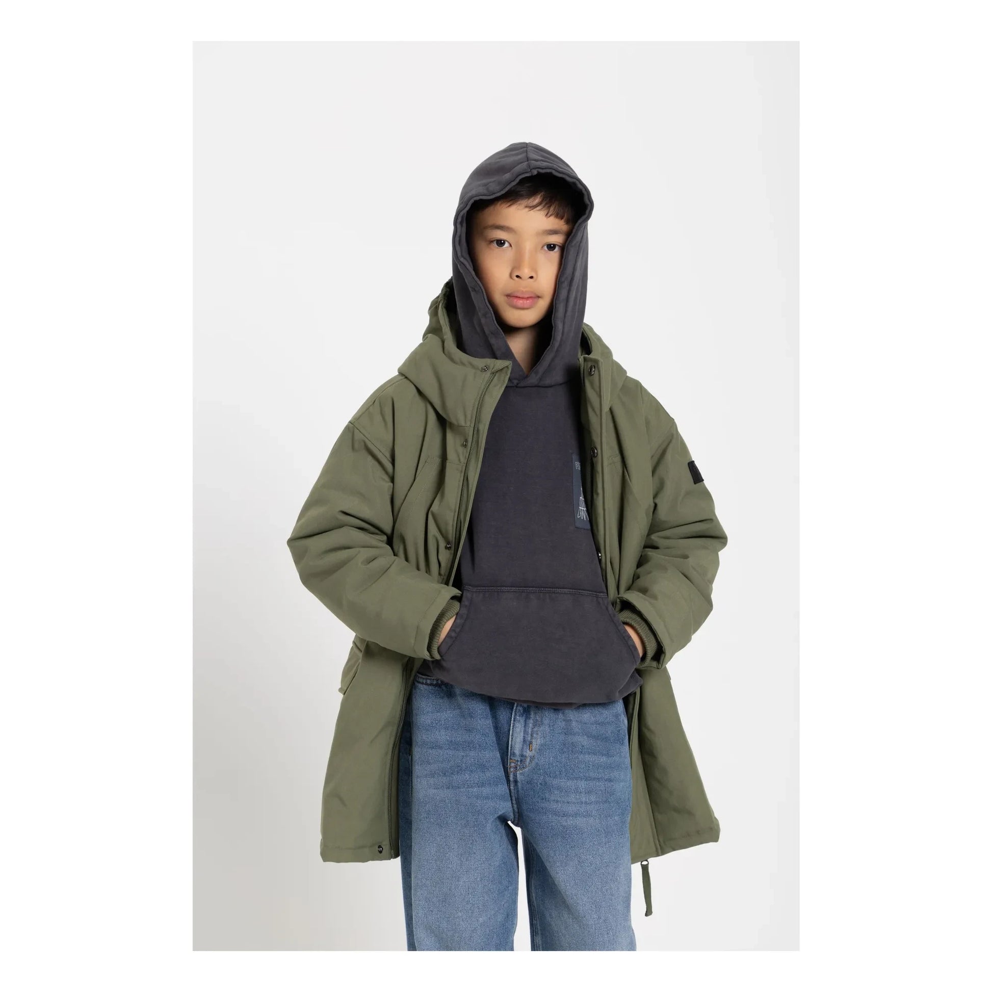 Finger in the nose - Oden Quilted Lined Parka | Khaki