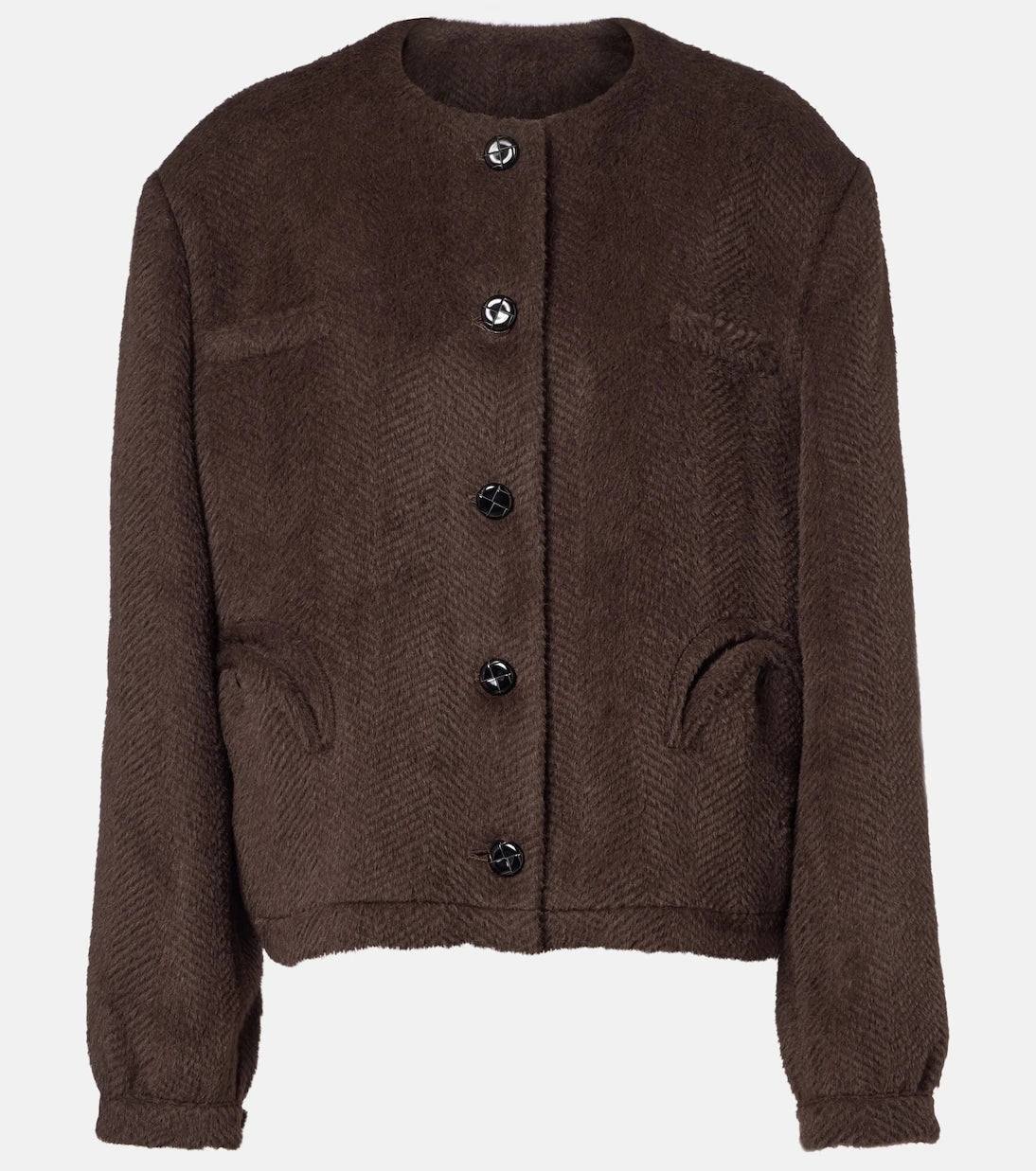Blazé Milano - Gliss chevron alpaca and wool jacket