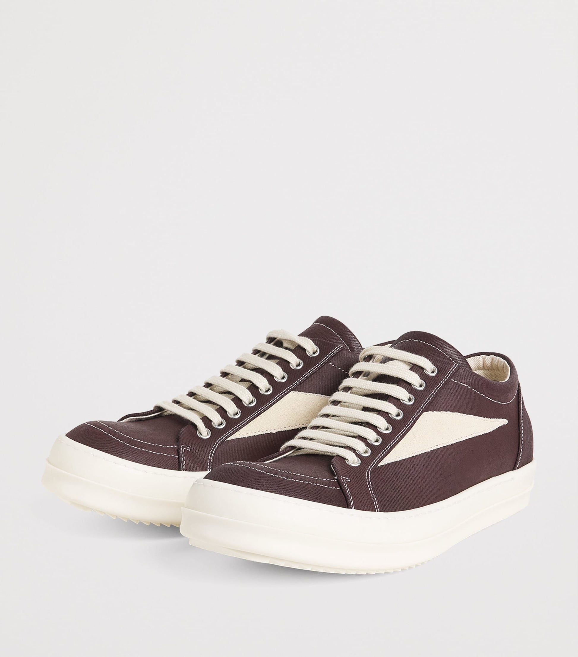 DRKSHDW Waxed Canvas Vintage Low-Top Sneakers