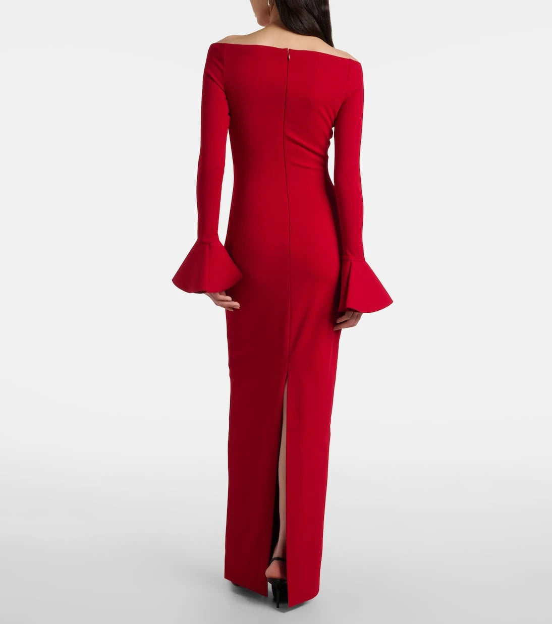 Solace London - Anica off-shoulder gown