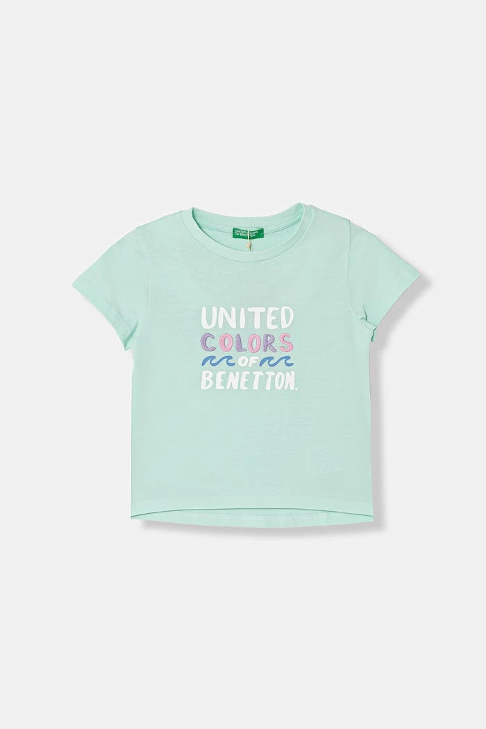 United Colors of Benetton çocuk pamuklu tişört