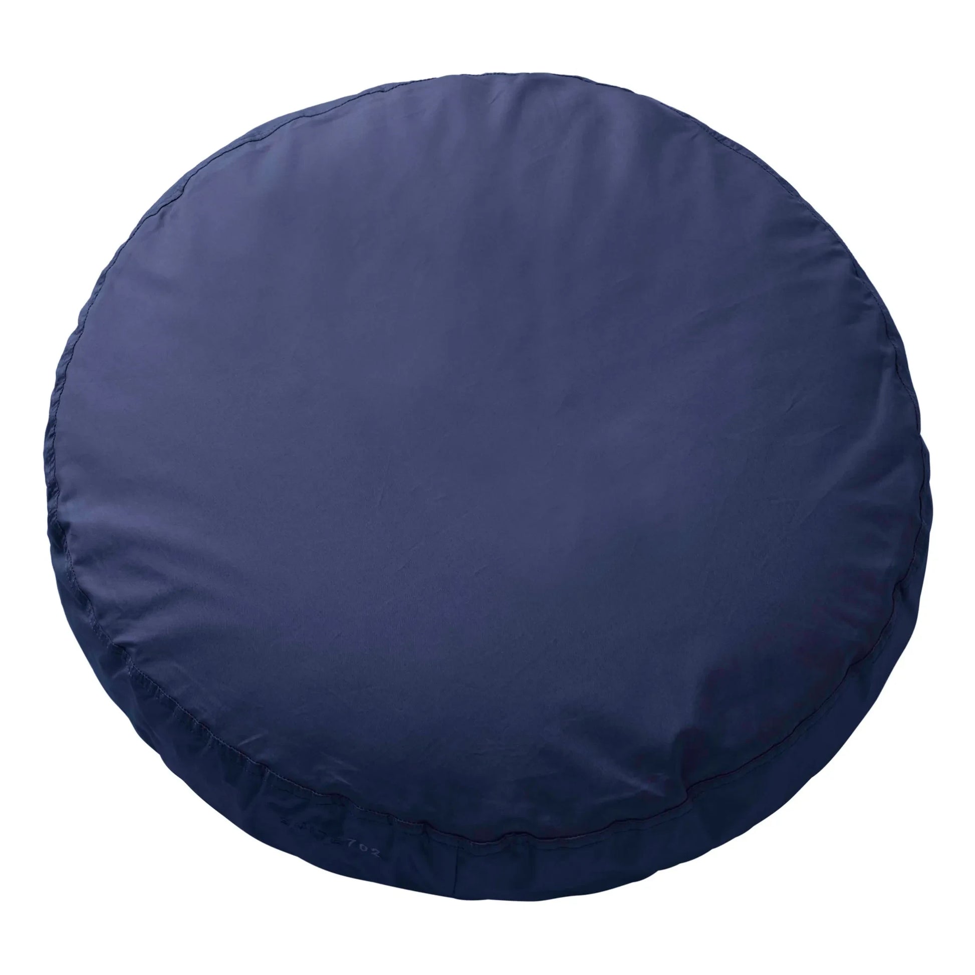 Suite 702 - Organic Cotton Percale Round Cushion | Navy blue