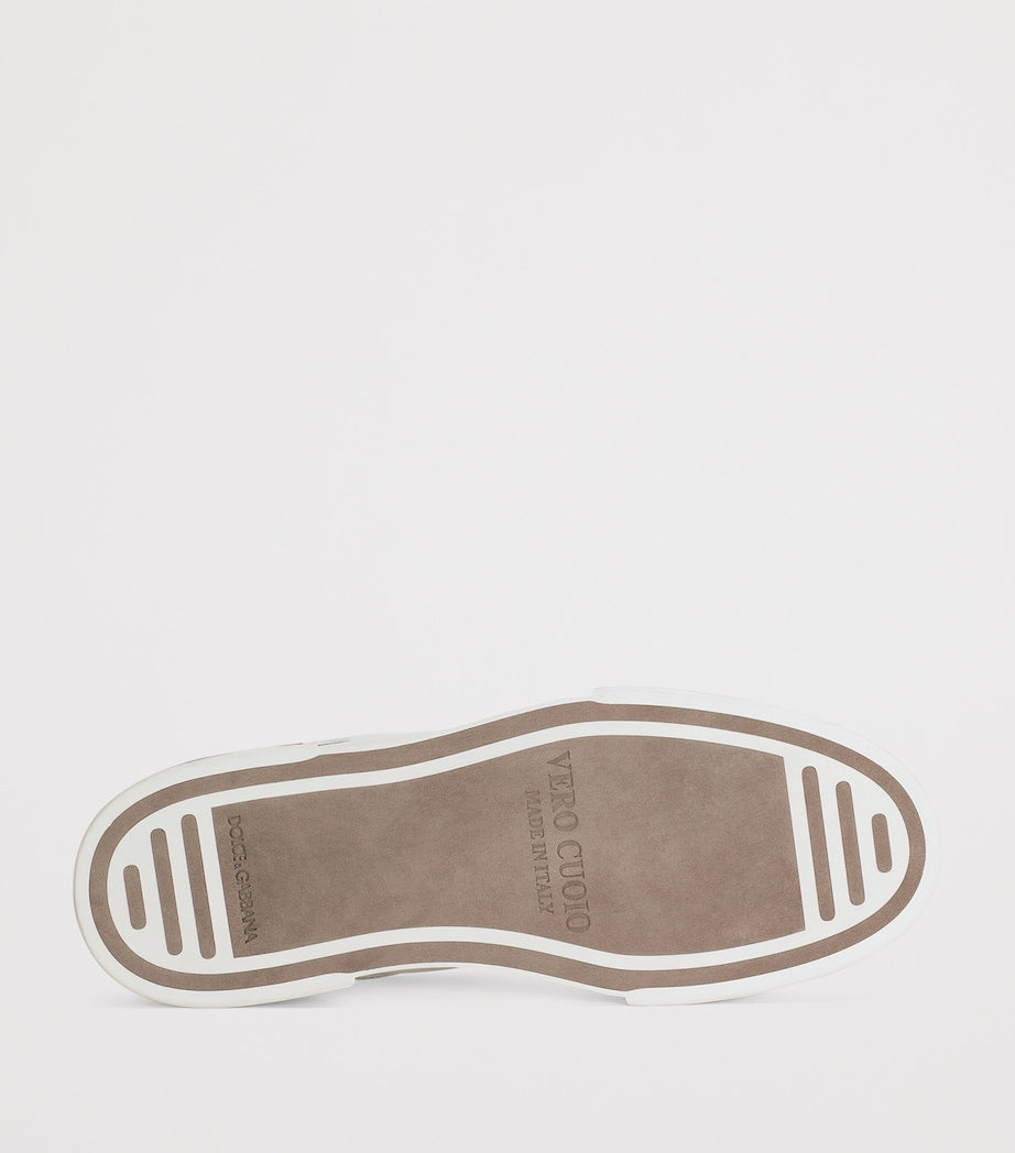 Dolce & Gabbana Leather Portofino Sneakers