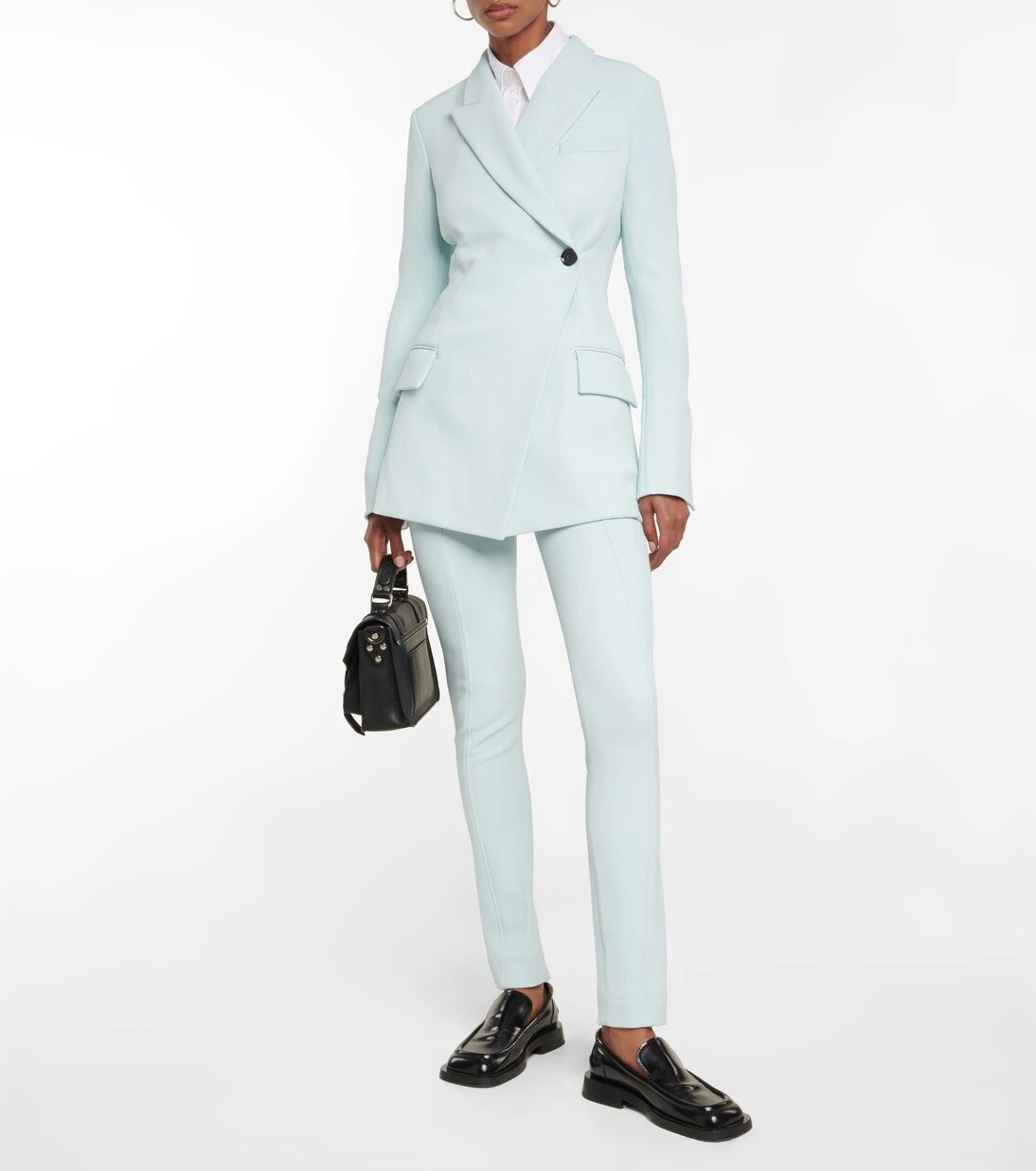 Proenza Schouler - High-rise crêpe slim pants