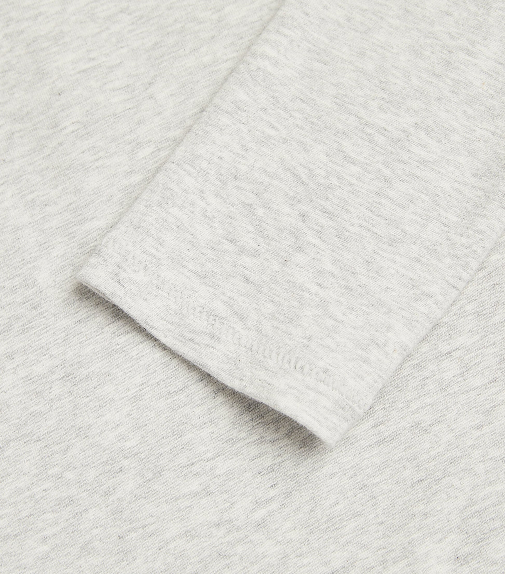 Skims Grey Cotton Jersey Long-Sleeve T-Shirt