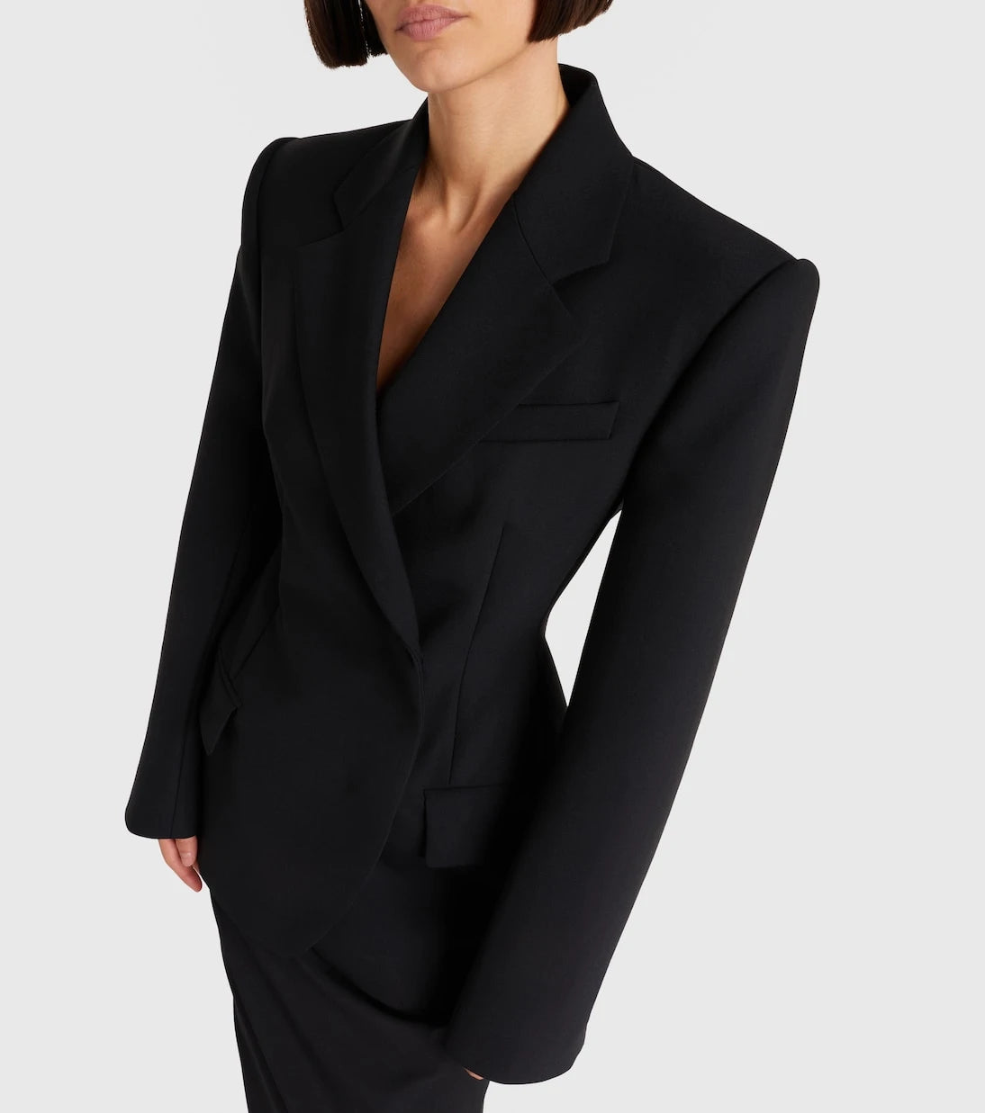 Sportmax - Double-breasted peplum blazer