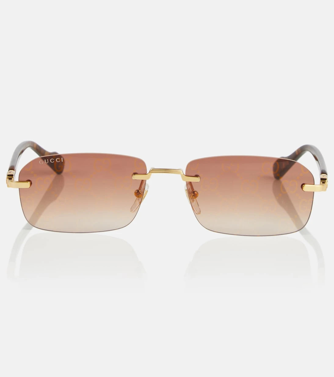 Gucci - GG rectangular sunglasses