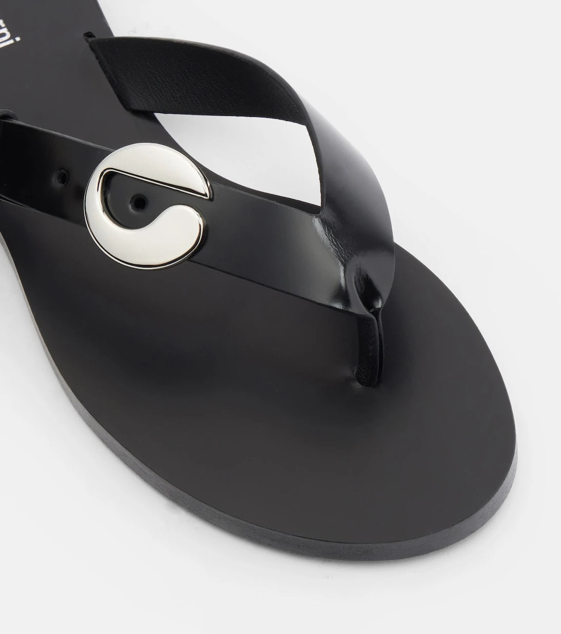 Coperni - Logo leather thong sandals