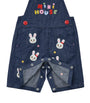Embroidered Bunny Dungarees (6-36 Months)
