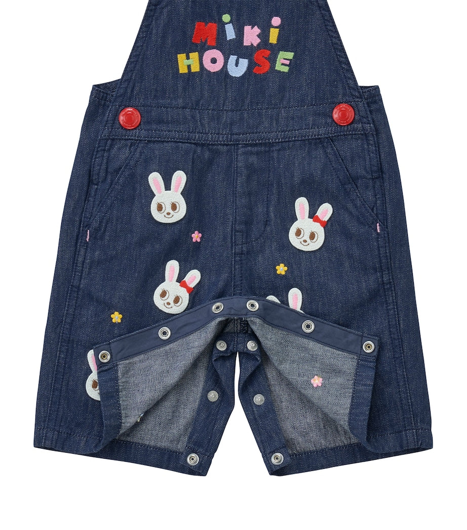 Embroidered Bunny Dungarees (6-36 Months)