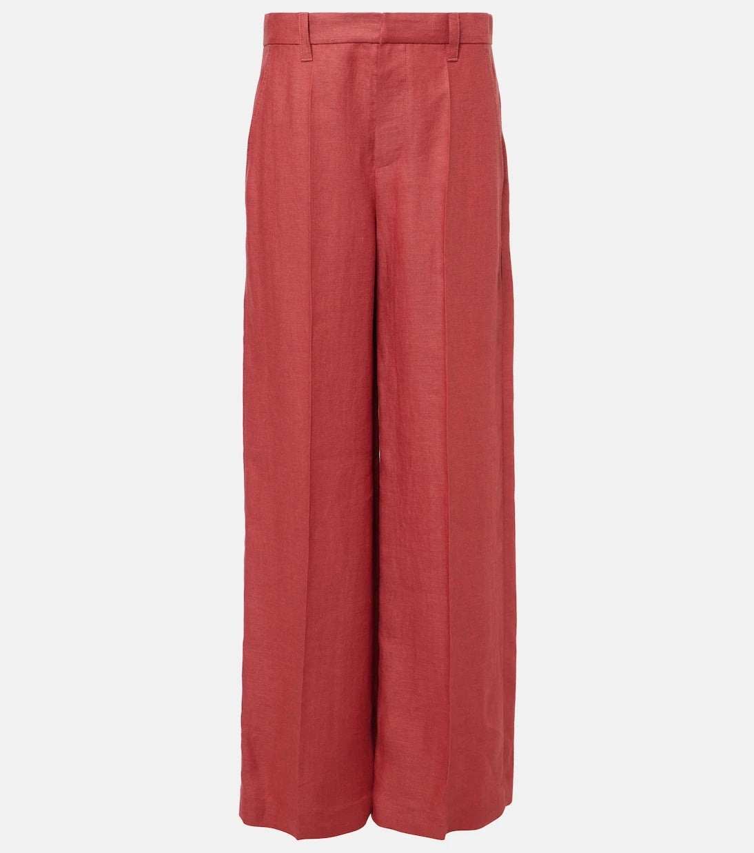 Brunello Cucinelli - Hemp and linen wide-leg pants