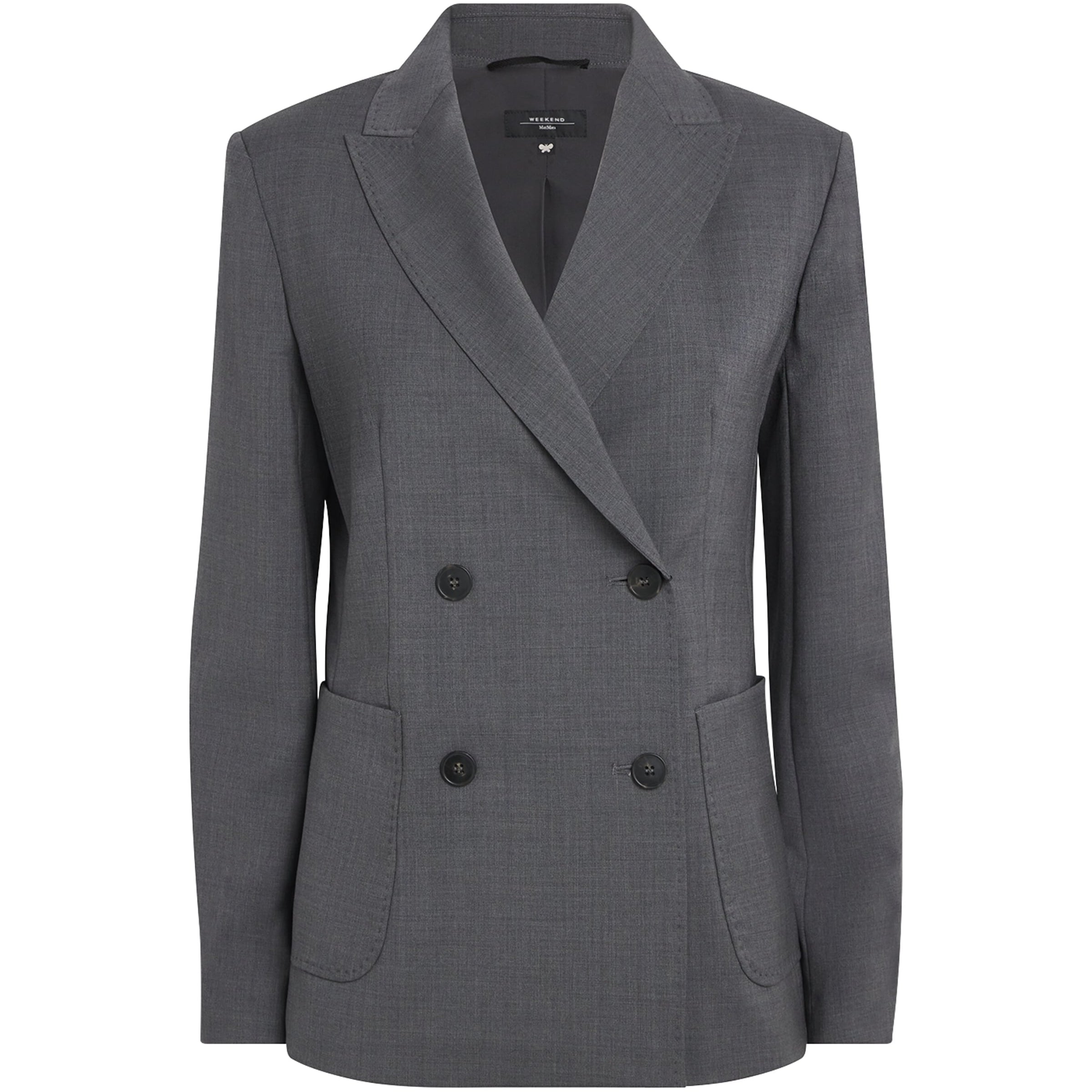 Weekend Max Mara Virgin Wool Double-Breasted Blazer