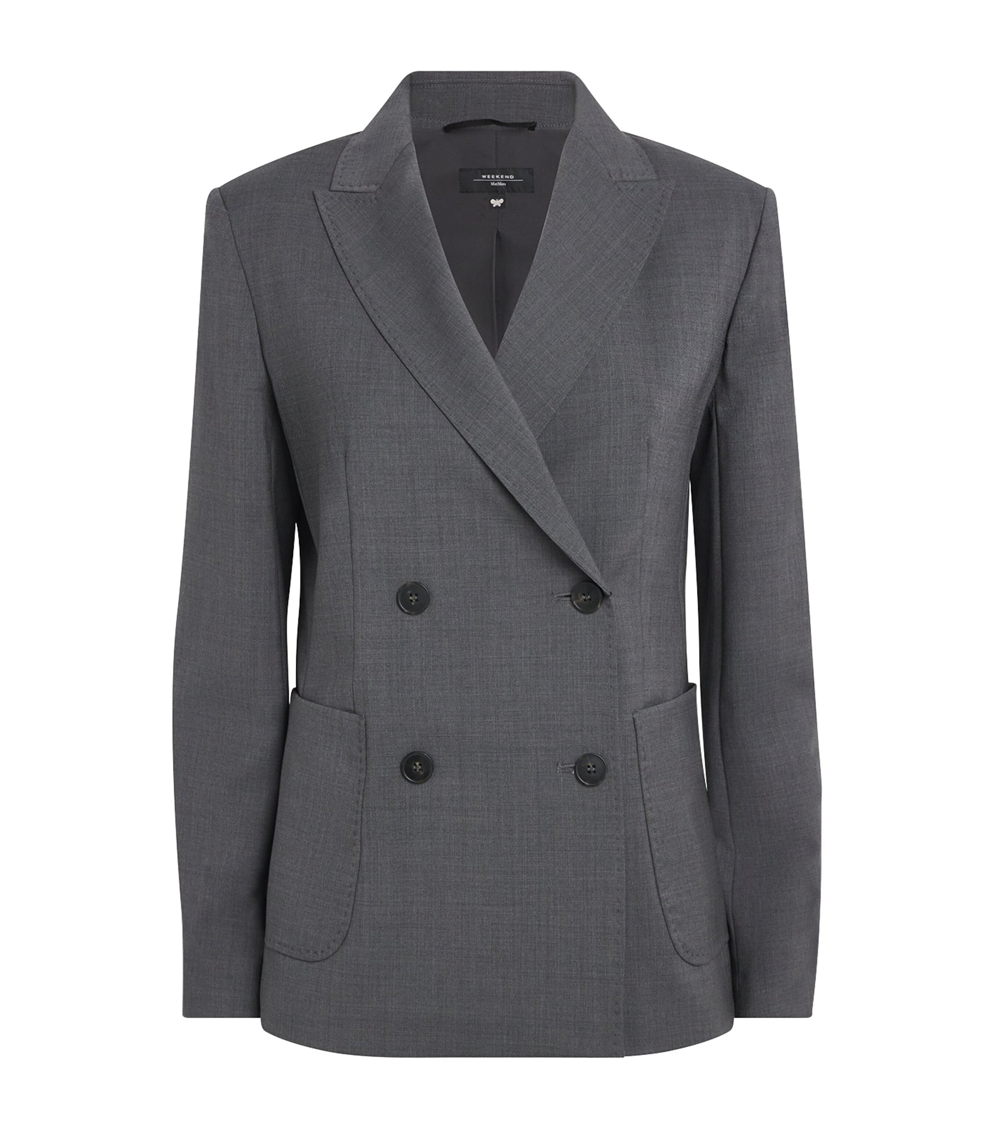 Weekend Max Mara Virgin Wool Double-Breasted Blazer