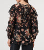 AllSaints Black Viscose-Silk Lissie Blouse