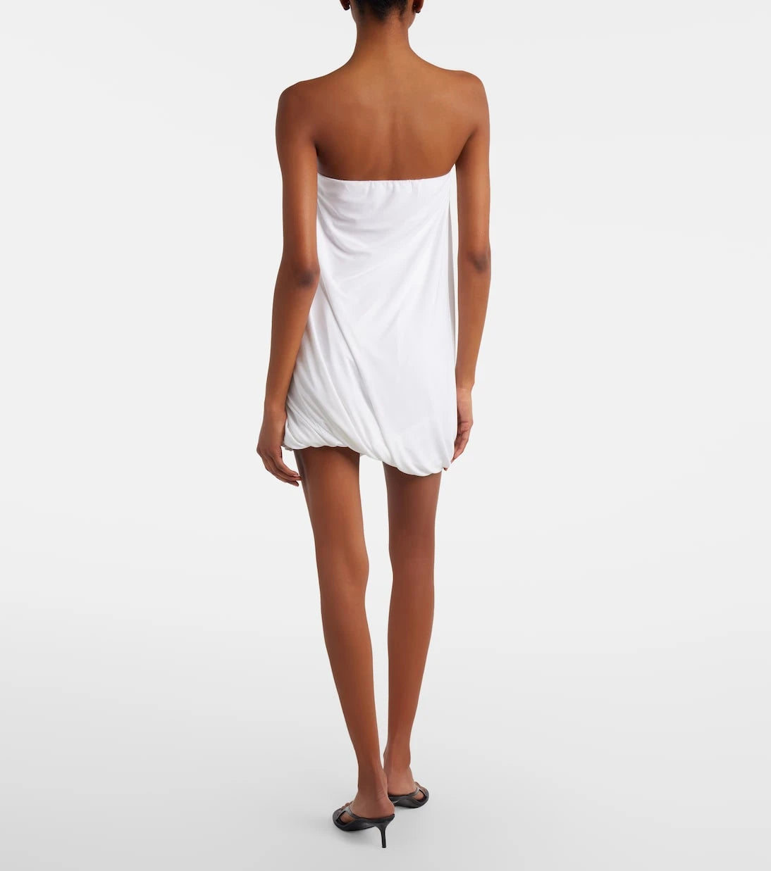 Norma Kamali - Twist jersey minidress