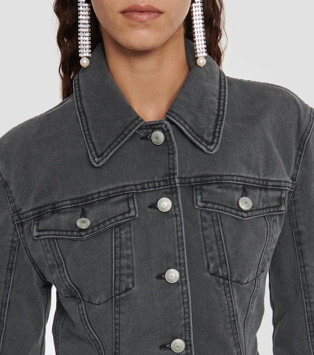 Magda Butrym - Peplum denim jacket