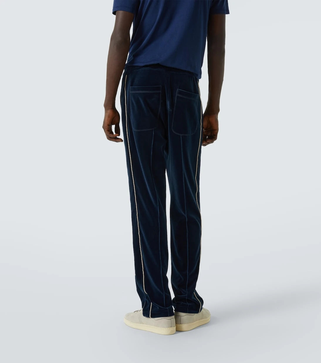 Tom Ford - Cotton-blend velour track pants