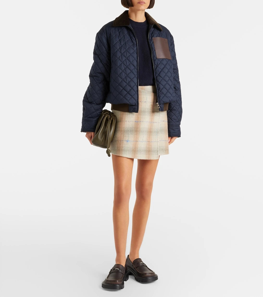 Loewe - Fitilli kadife şeritli kapitone bluzon ceket