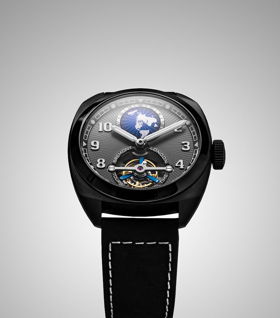 Titanium Terra Nova Dual-Time Tourbillon Watch 42.5mm