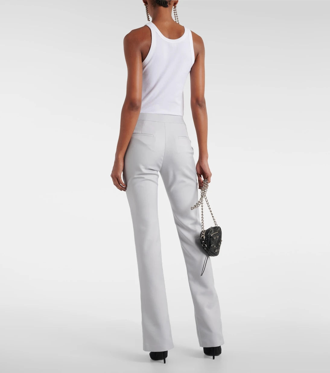 Off-White - Mid-rise technical flared pants