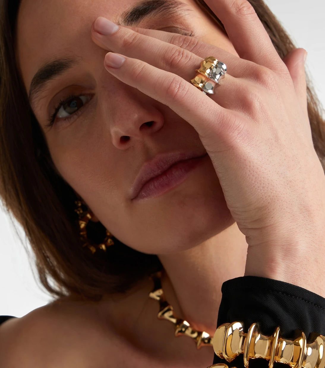 Jennifer Fisher - Double Murphy gold-plated ring