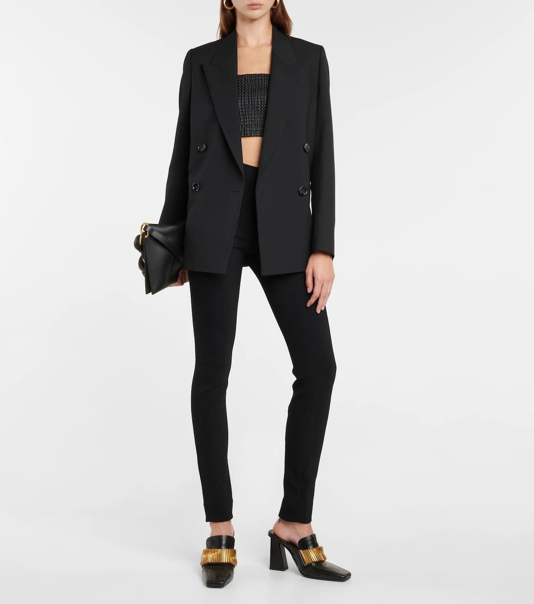 Proenza Schouler - High-rise crêpe slim pants