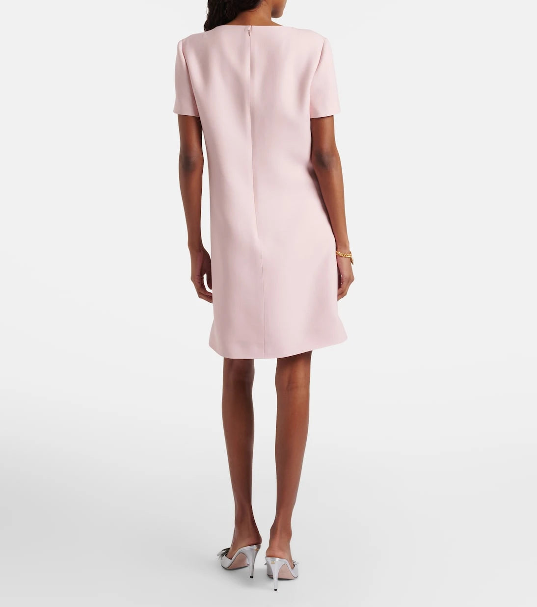 Valentino - Crepe Couture bow-detail minidress