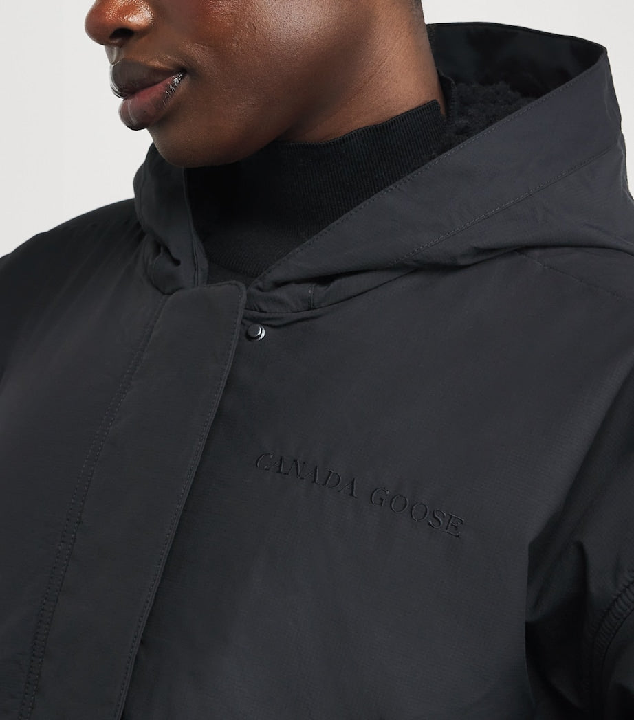 Canada Goose Black Reversible Alberni Bomber Jacket