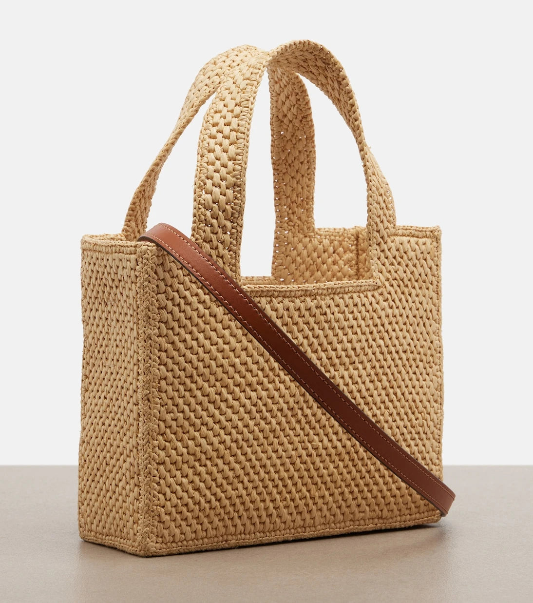 Loewe - Paula's Ibiza embellished raffia top-handle bag