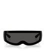 Ray-Ban Black Nylon Ultra Wrap 001 Next Generation Sunglasses