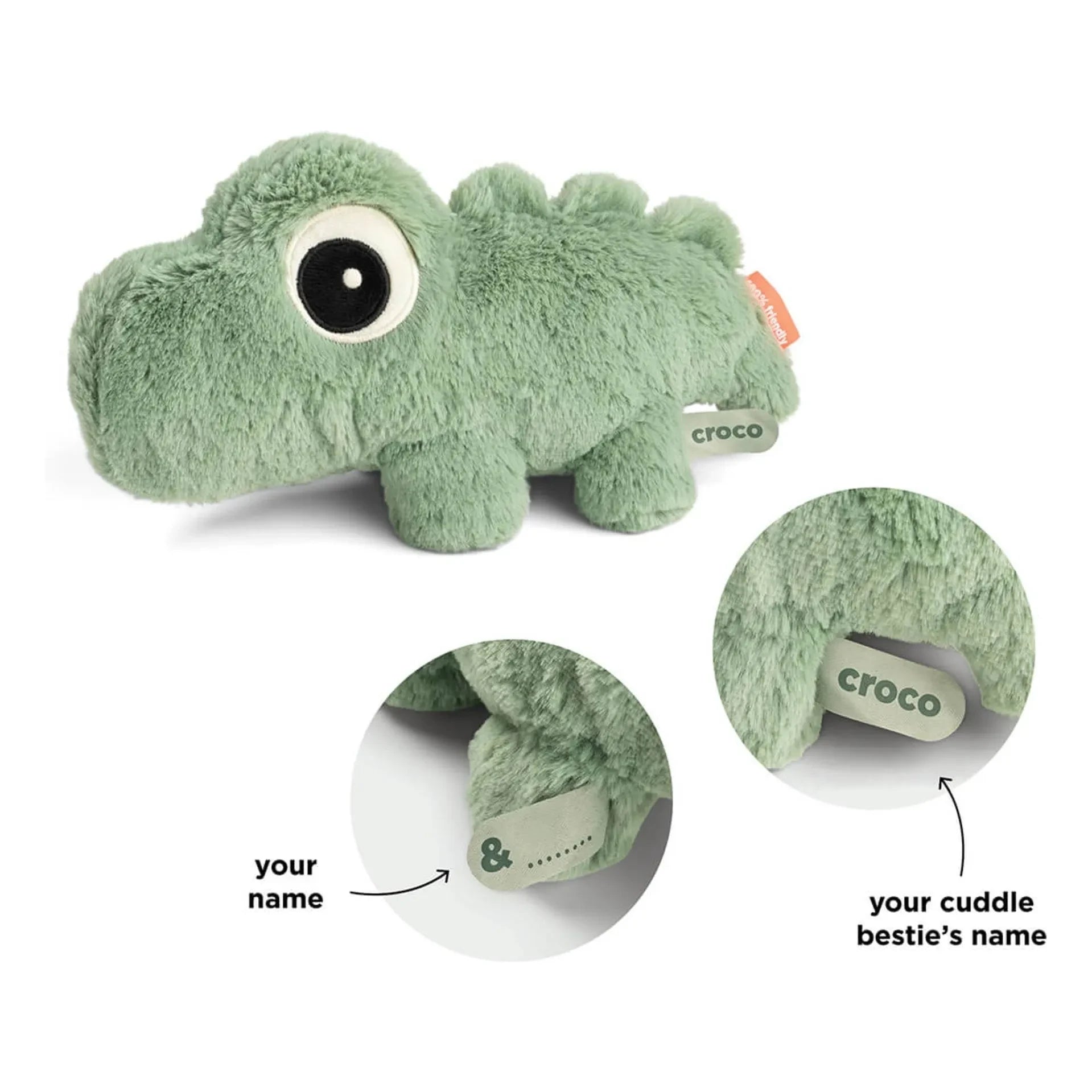 Done by deer - Bestie Croco plush | Green