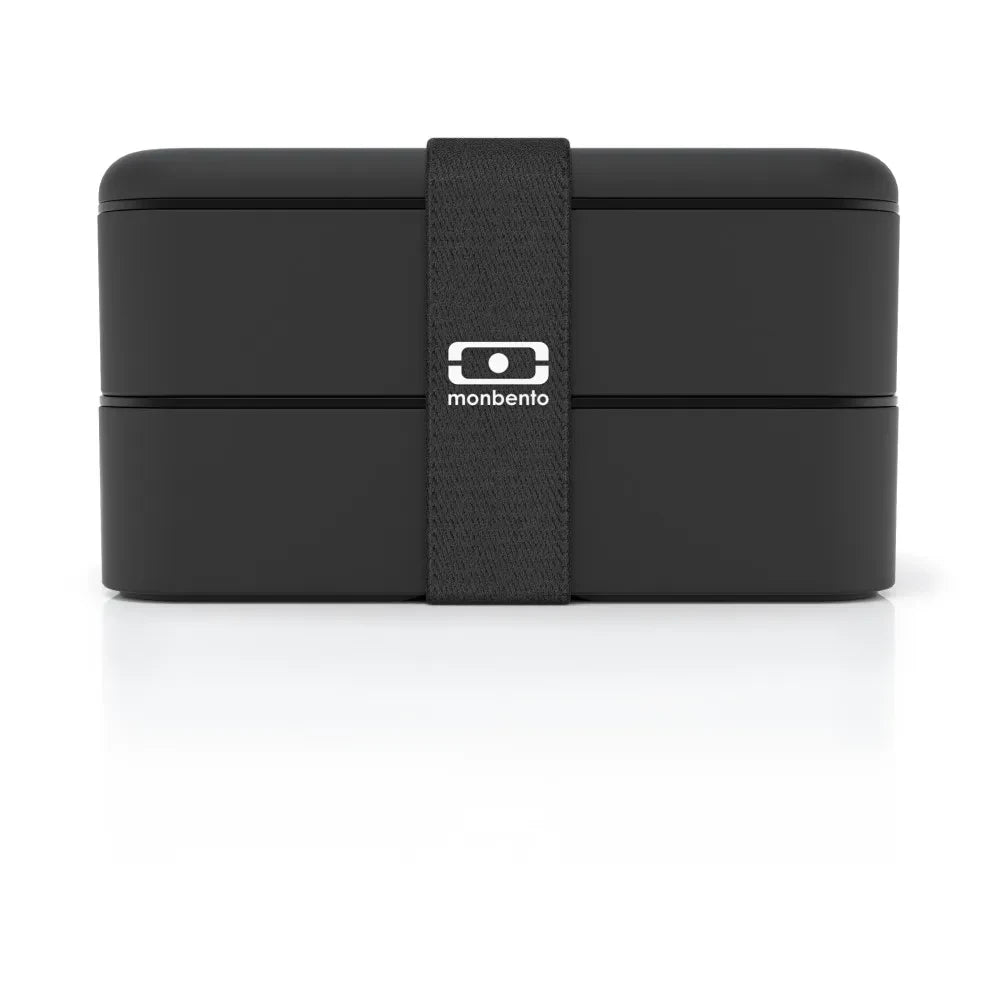 Monbento - MB Original Bento with 2 Airtight Compartments | Black