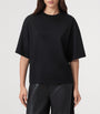 Black Cotton Craneo Amelie T-Shirt