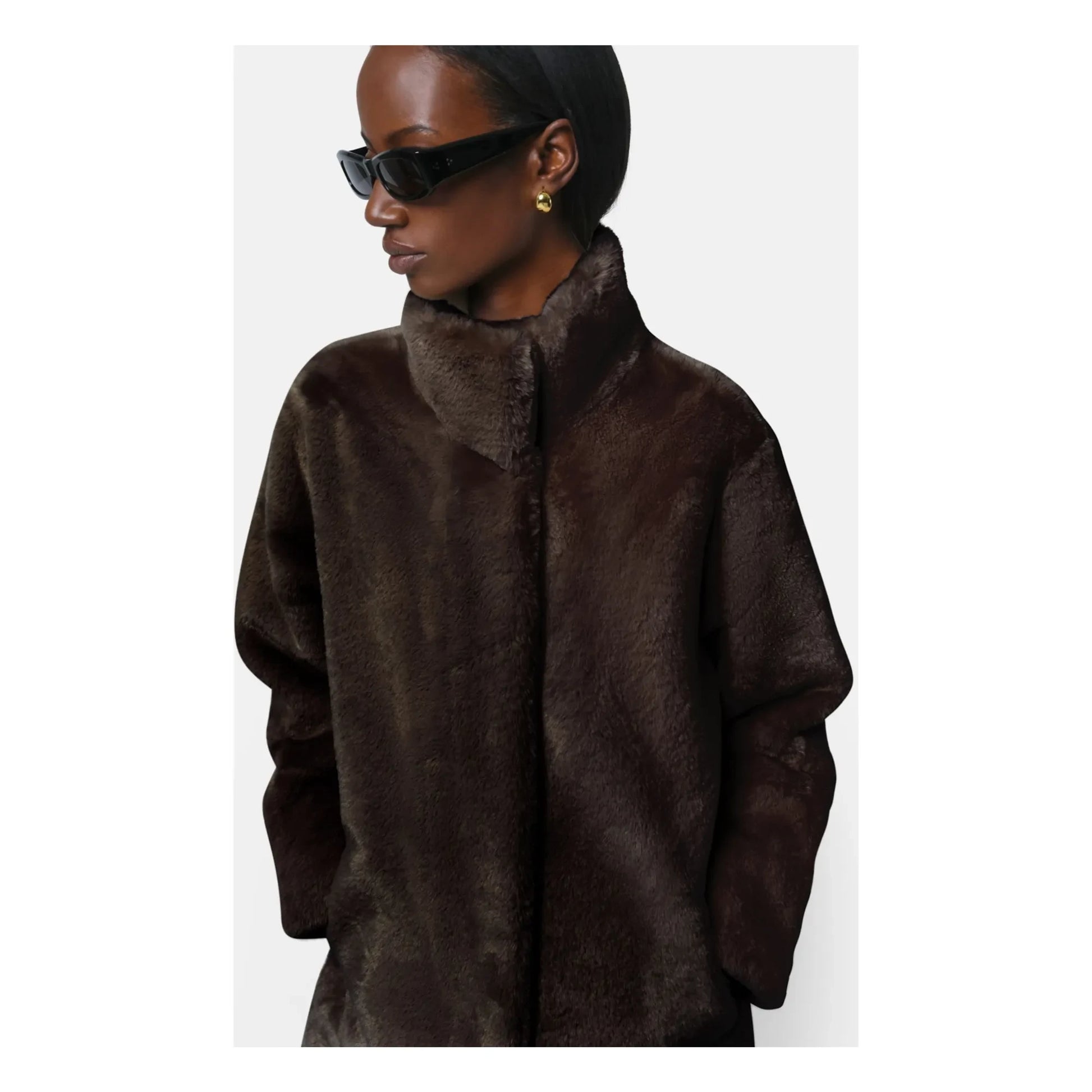 Apparis - Blair Coat Recycled Fiber | Brown