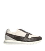 Suede-Calfskin Runners Sneakers