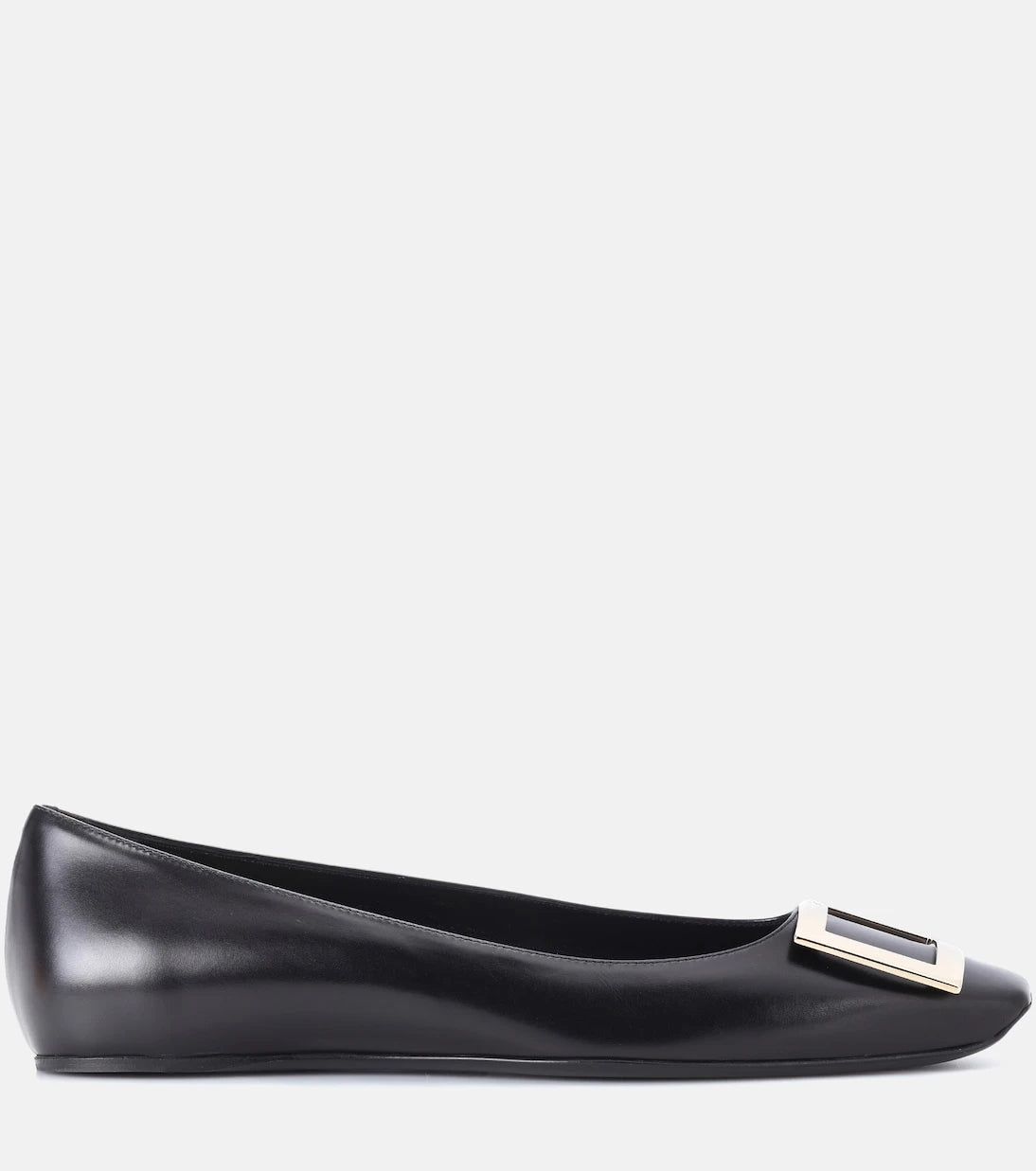 Roger Vivier - Belle Vivier leather ballet flats