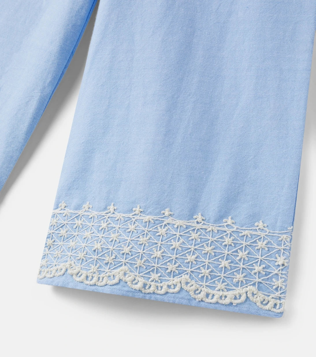 Louise Misha - Florelia embroidered cotton pants