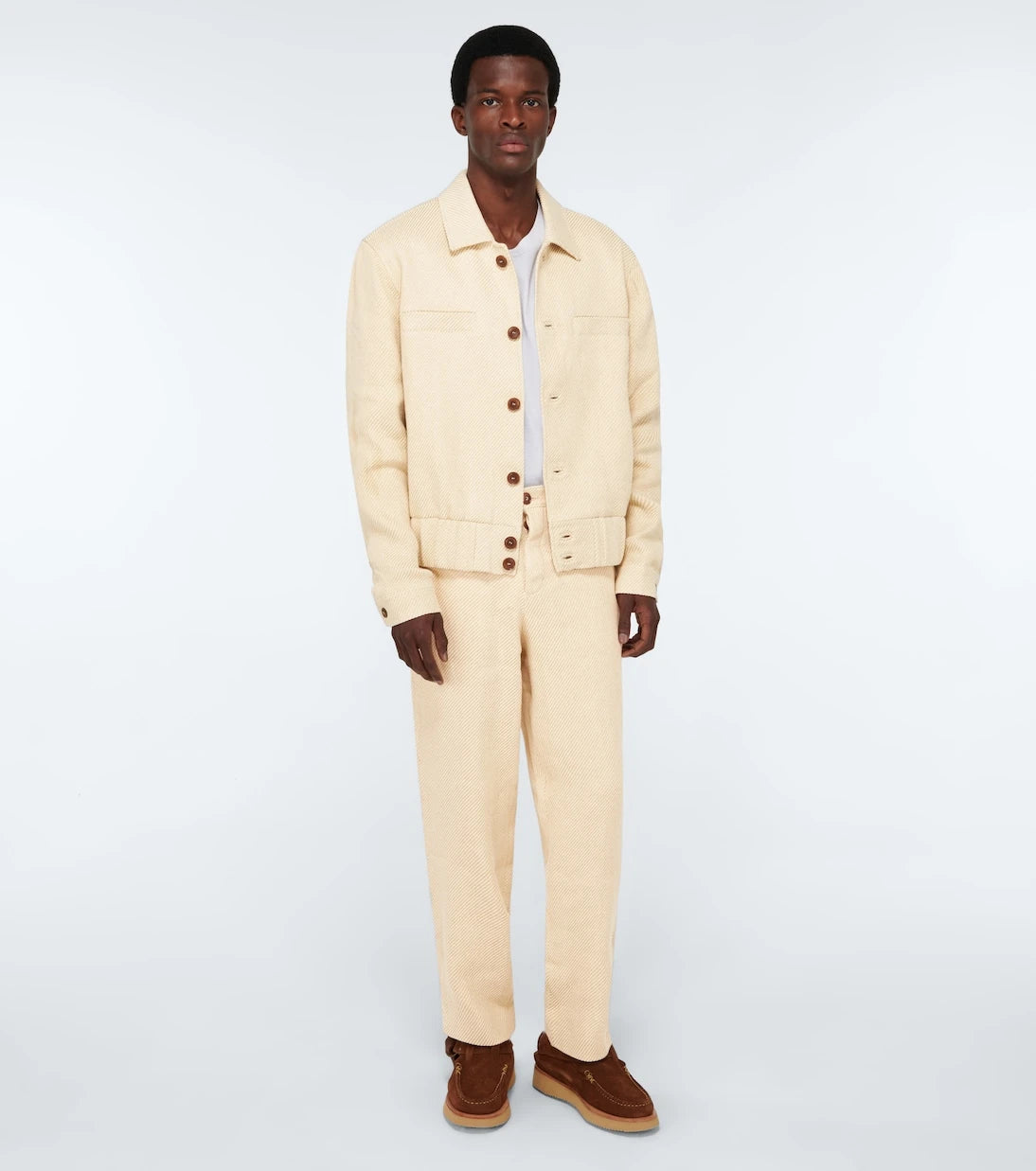 King & Tuckfield - Linen and cotton chino pants