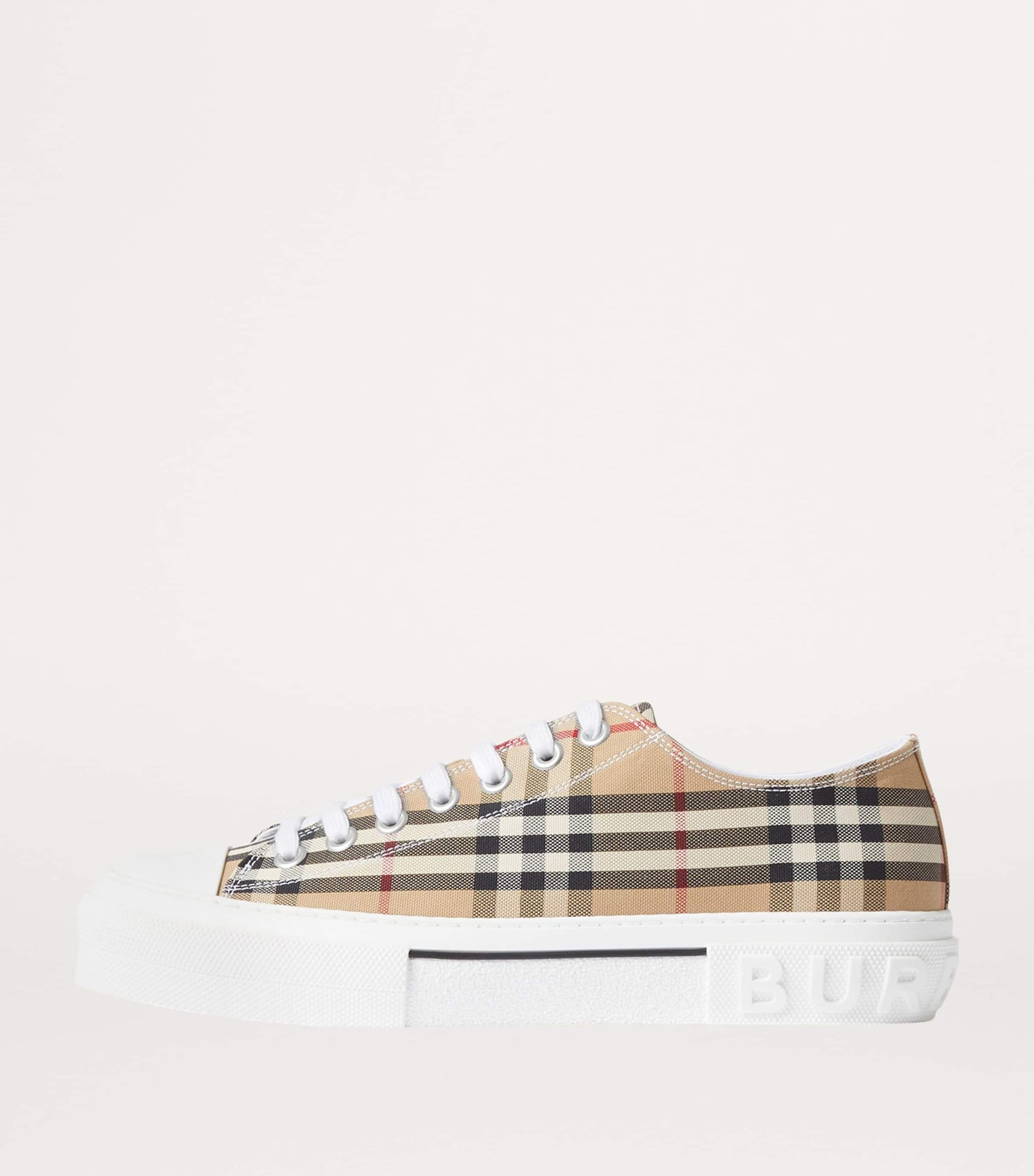 Cotton Check Sneakers