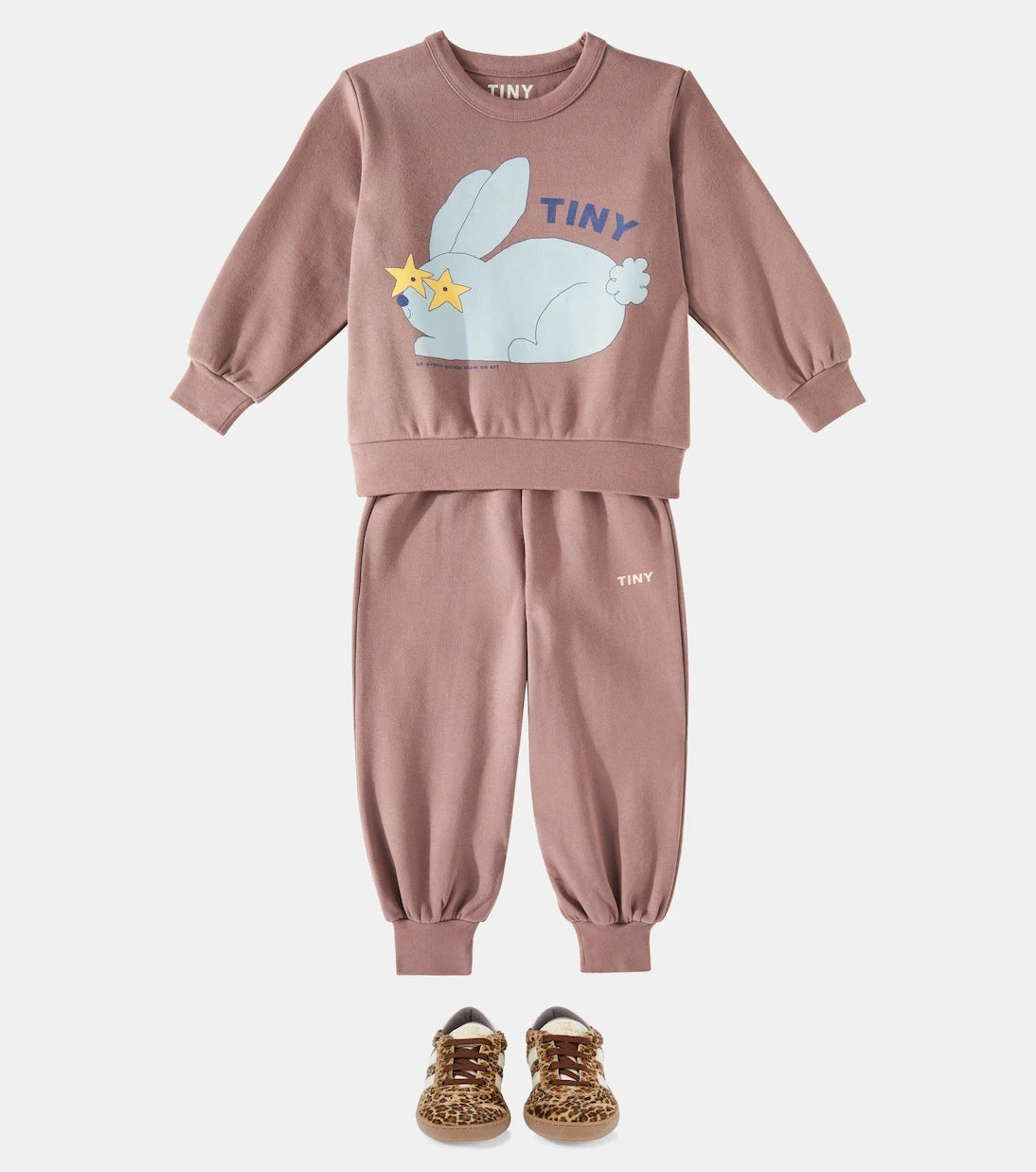 Tinycottons - Rabbit printed cotton sweatshirt