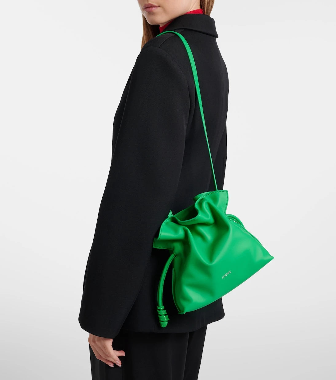 Loewe - Flamenco Coil Mini leather clutch