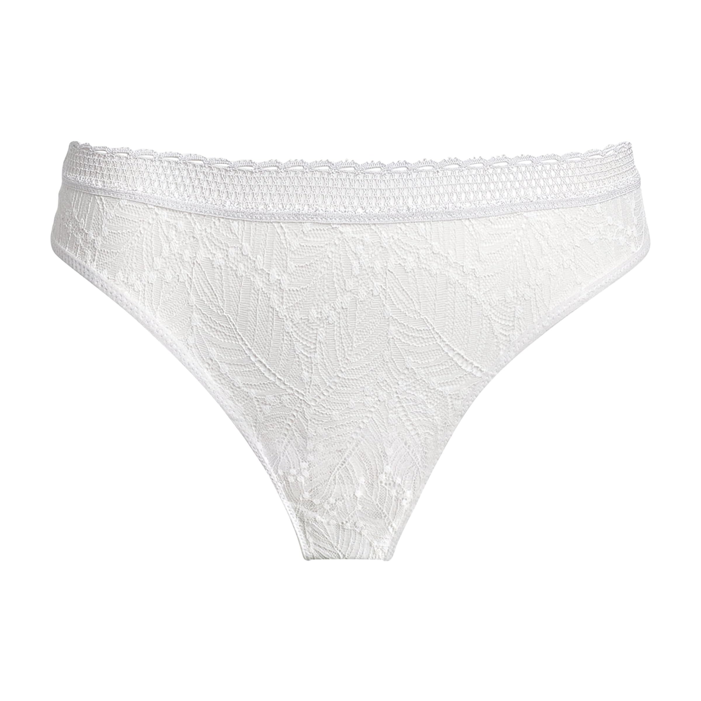 Simone Perele White Lace Comète Tanga Thong