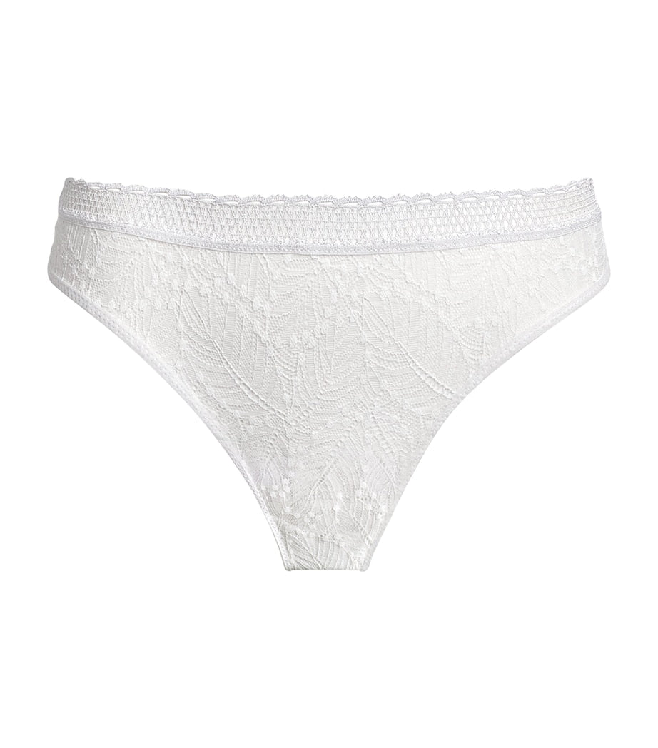 White Lace Comète Tanga Thong