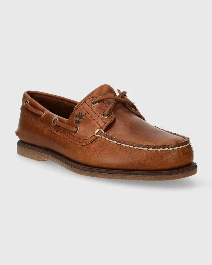 Кожени мокасини Timberland Classic Boat 2 Eye