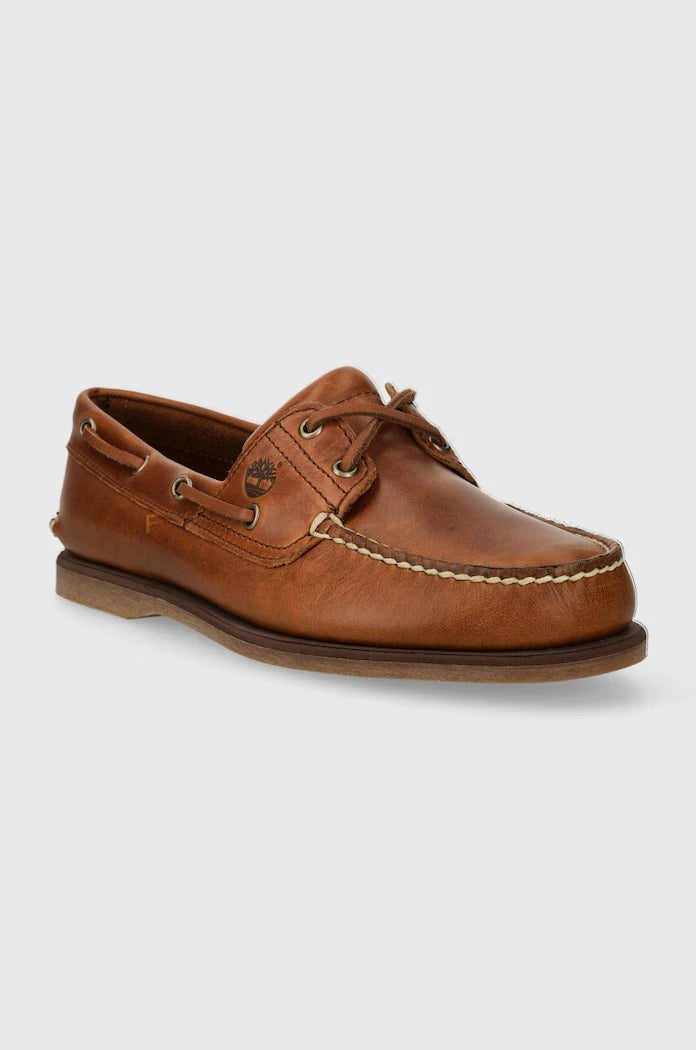 Кожени мокасини Timberland Classic Boat 2 Eye