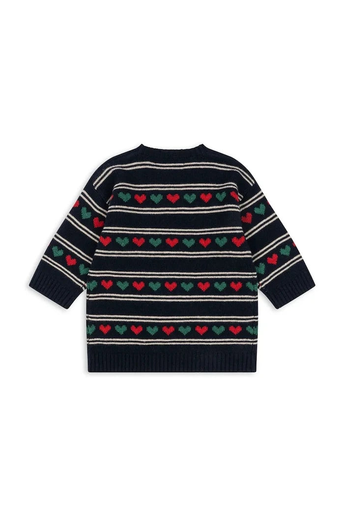 Konges Sløjd BELOU KNIT DRESS Yünlü Çocuk Elbisesi