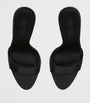 Paris Texas Black Satin Lidia Mules 105