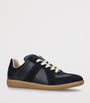 Leather-Suede Replica Sneakers